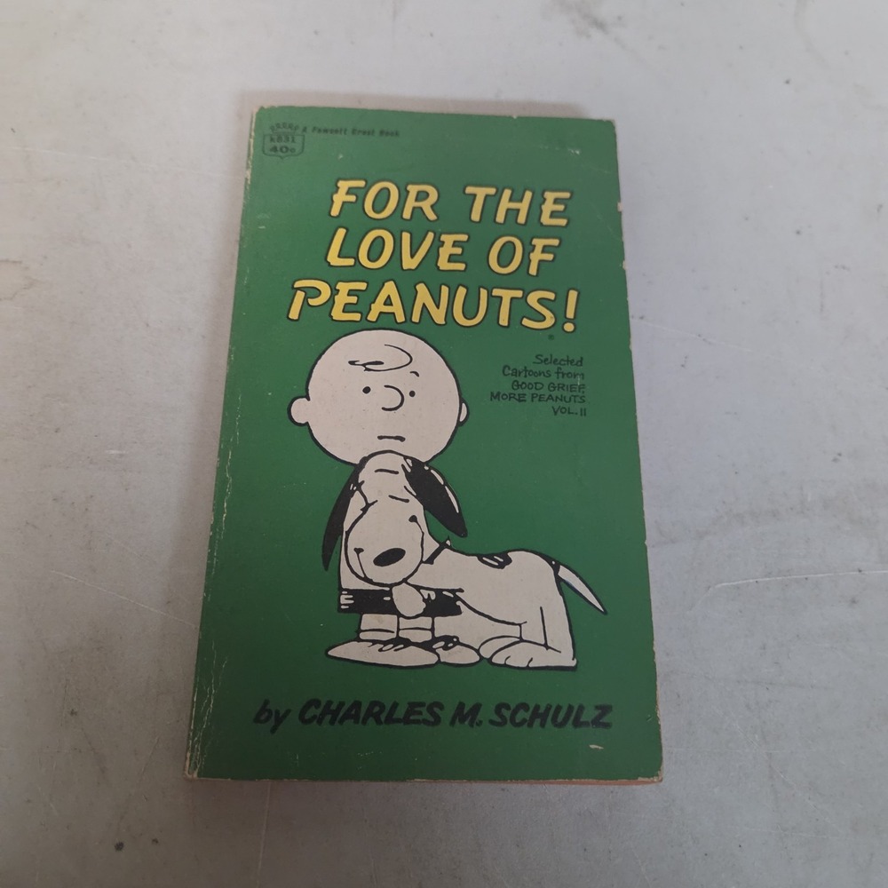 Peanuts For The Love Of Peanuts Vintage Paperback Comic Book Charles Schulz
